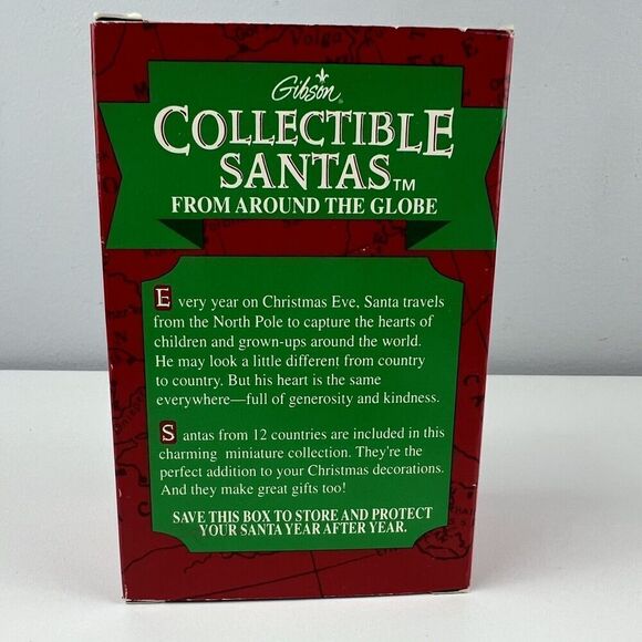 Gibson Collectible Santas From Around The Globe - Australia - 3” With Box - Picture 4 of 4